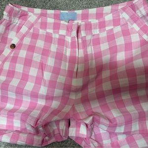 Joules Pink Plaid Shorts (new with tags) size 10